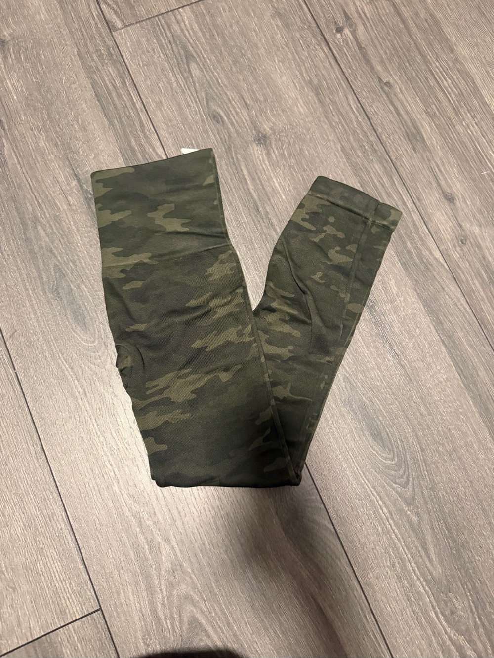Spanx Camo Green Leggings